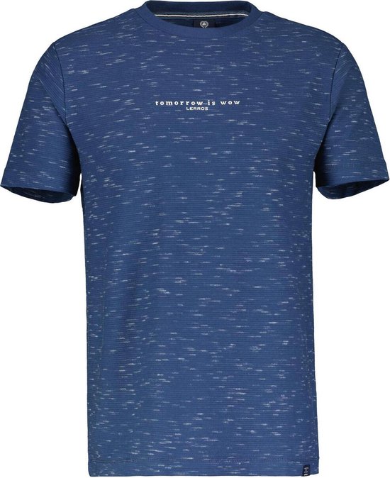 Lerros T-shirt Casual T Shirt Met Ronde Hals 2433023 448 Mannen Maat - M