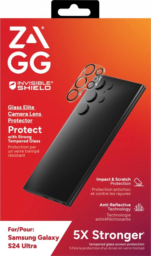 ZAGG InvisibleShield Glass Elite Samsung S24 Ultra Camera Protector