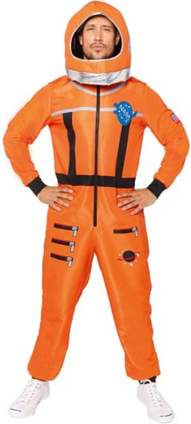 Astronaut Kostuum Oranje Volwassenen - Maat L
