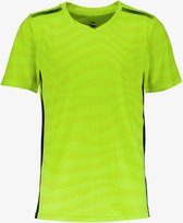 Dutchy Dry kinder voetbal T-shirt geel - Maat 134/140