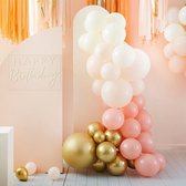 Ginger Ray - Balloon Arch - Perzik en Gouden Ballonboog Decoratie Kit