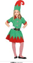 Kerst & Oud & Nieuw Kostuum | Santa Elf Inpakhulp | Meisje | 10 - 12 jaar | Kerst | Verkleedkleding