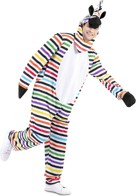 Zebra Jumpsuit Multikleur gestreept
