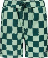 B. Nosy Y402-6020 Jongens Zwembroek - Right Check ecru green - Maat 104