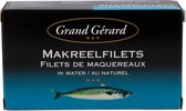 Grand Gérard Makreelfilet naturel 5 blikken x 125 gram