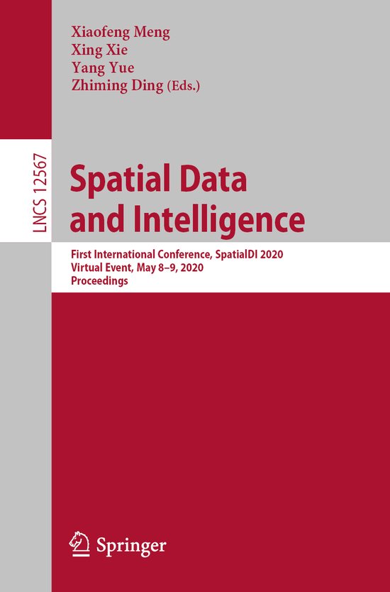 Spatial Data and Intelligence - cover