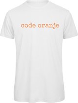 EK kleding t-shirt wit M - Code oranje - soBAD.| Oranje shirt dames | Oranje shirt heren | Oranje | EK 2024 | Voetbal | Nederland