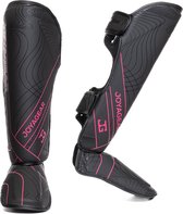 Joya Essential - Scheenbeschermers - Zwart met roze - XL