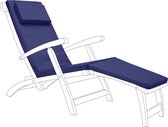 Coussins de chaise longue Gardenista Steamer - Coussin de remplacement de chaise longue Allibert Daytona - kussen de chaise longue - kussen de chaise de jardin - kussen de transat pour jardin