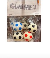 Voetbal Gummetjes | Potlood Gum | Studeren | School | 4 Stuk | 4Gum | Voetbal gummen | Sport gum | Gummen |