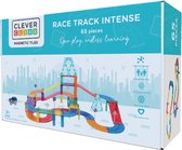 Cleverclixx Magnetisch Speelgoed | Race Track Intense | 65 Stuks | Speelgoed 3 jaar