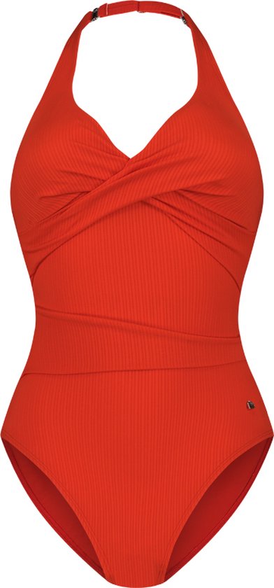 Beachlife Fiery Red padded swimsuit