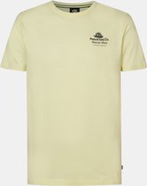 Petrol Industries - Heren Artwork T-shirt Radient - Geel - Maat XXXL