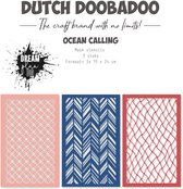 Dutch Doobadoo Stencils Ocean calling 3 st 470.784.295 (02-24)