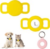 Anti-Verloren Hondenhalsband met Koffertracker - Krasbestendig - Stijlvol Design - Veilige Pasvorm - Ingebouwde Sleutelhanger - Klein