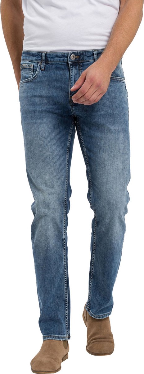 Cross Jeans Heren Jeans Broeken DAMIEN slim Fit Blauw 33W / 32L Volwassenen