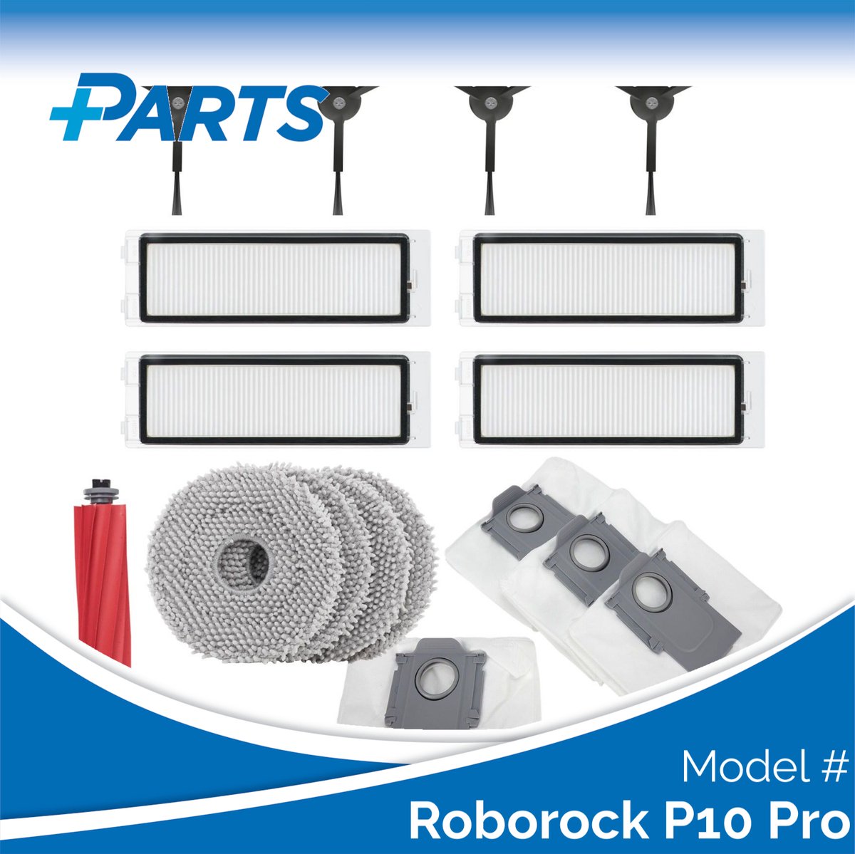 Plus.Parts Roborock QR52-00 Onderhoudsset (Plus.Parts® alternatief voor 8.02.0269) Overig