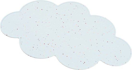 Done by Deer Silicone Placemat - Confetti - Blue van Done by Deer — afbeelding 5