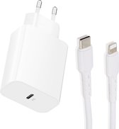 USB-C Oplader 20W + USB-C naar 8-PIN Kabel - Geschikt voor iPhone Oplader
