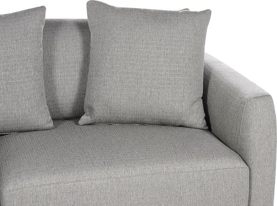 SIGTUNA - Canapé trois places - Gris clair - Polyester