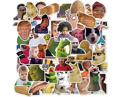 New Age Devi - Grappige Meme Stickers - 50 stuks - Voor Volwassenen en Kinderen - Laptop Stickers - Bekende Memes