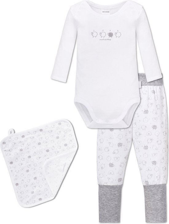 Schiesser Baby 2 Pezzi Bodies Manica Corta In Cotone Per Neonato, Taglia 9 Mesi, Bianco - 4