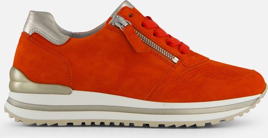 Gabor Sneakers oranje Suede - Dames - Maat 40
