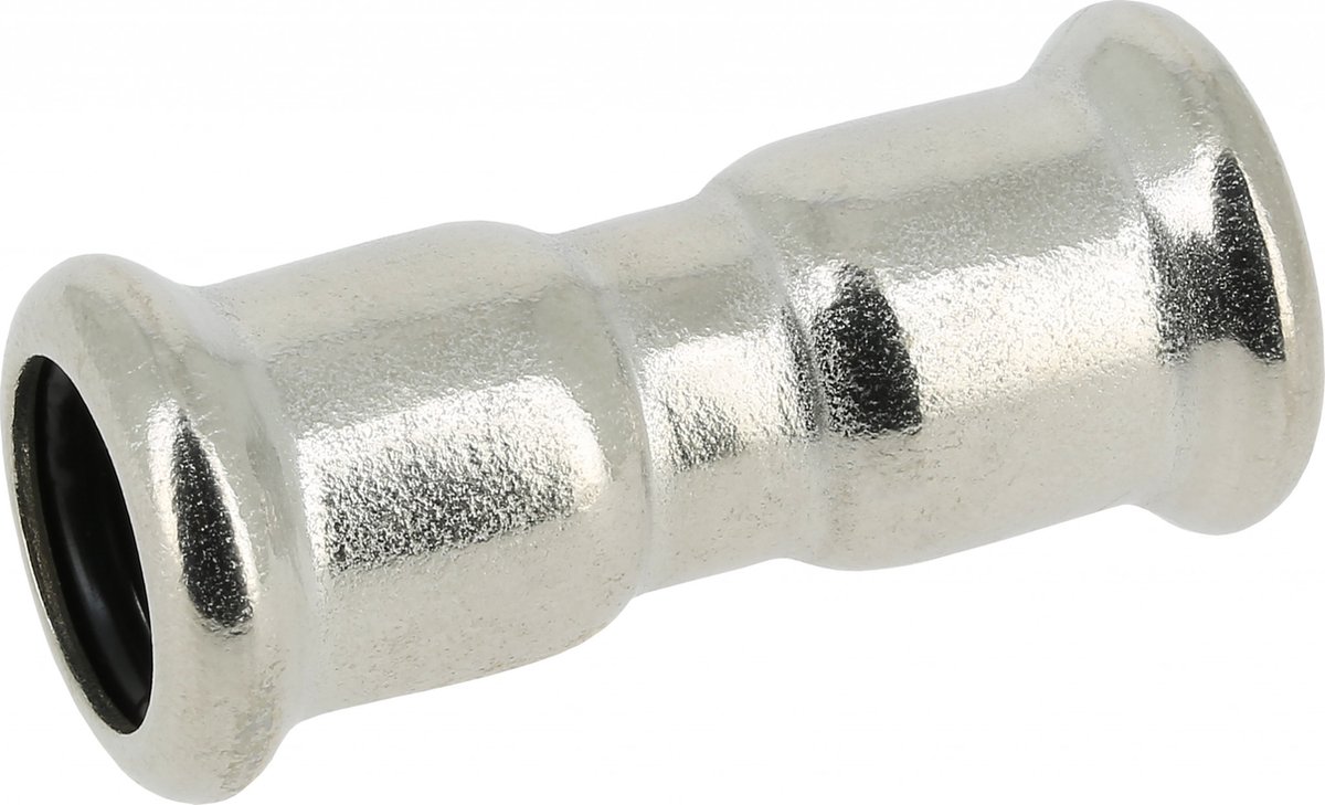 Bonfix Press - RVS 316 - perskoppeling - Rechte koppeling - 76 -1 x 76 -1 mm - 2 x Press - KIWA - DVGW - WRAS keur