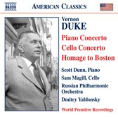 Scott Dunn, Sam Magill, Russian Philharmonic Orchestra, Dmitry Yablonsky - Vernon Duke: Piano Concerto / Cello Concerto (CD)
