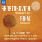 Jaap Van Zweden, Netherlands Radio Philharmonic, Edo De Waart - Shostakovich/Rihm: Violin Music (CD)