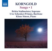 Britta Stallmeister, Uwe Schenker-Primus, Klaus Simon - Korngold: Complete Songs Vol 1 (CD)
