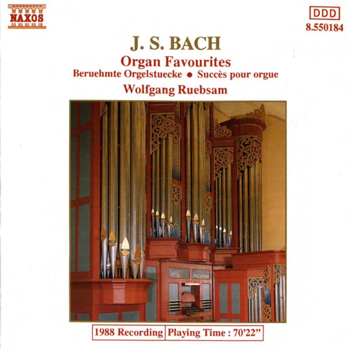 Wolfgang Rübsam - J.S. Bach: Organ Favourites (CD)