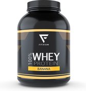 Whey Protein Banana - Fitrium - Eiwitpoeder - 1000 gram - 33 Shakes