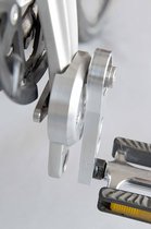Fom Rom-pedaal Excentrische Crank Links Aluminum Zilver