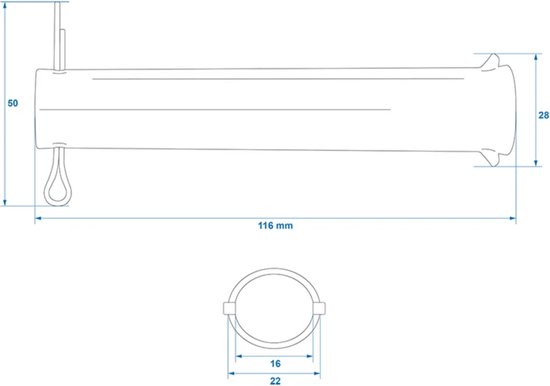 ProPlus As voor neuswiel - Ø20x115 mm - Sterk en duurzaam - Eenvoudige montage van ProPlus — afbeelding 4