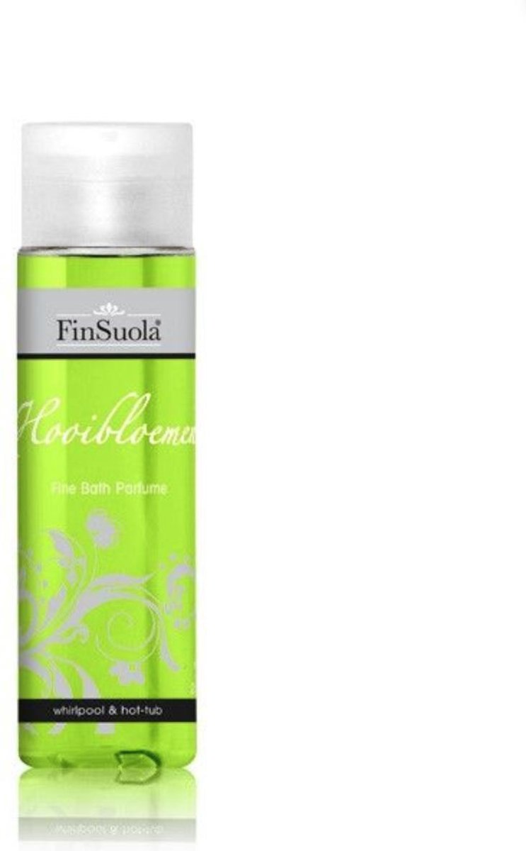 Finsuola Badparfum Hooibloemen - Whirlpools - Geschikt voor spas, jacuzzi en hottub - Hooibloemen - Verdampt volledig - Heilzame werking - 250ml
