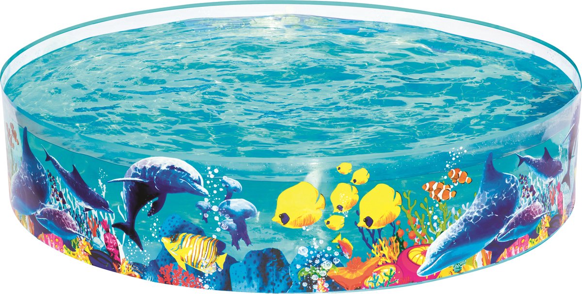 Bestway Kinderbad fixpool Zwembad - 183 x 38 cm vissen