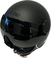 LS2 Sphere Luxe OF558 matt black - Maat L - Jethelm - Scooter helm - Motorhelm - Zwart