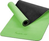 MOVIT® Yogamat 190 x 60 x 0,6 cm - Yoga Mat - Met Draagriem - Licht Groen