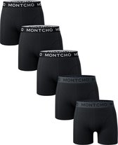 MONTCHO - Dazzle Series - Boxershort Heren - Onderbroeken heren - Boxershorts - Heren ondergoed - 5 Pack - Premium Mix Boxershorts - Midnight Core - Heren - Maat L