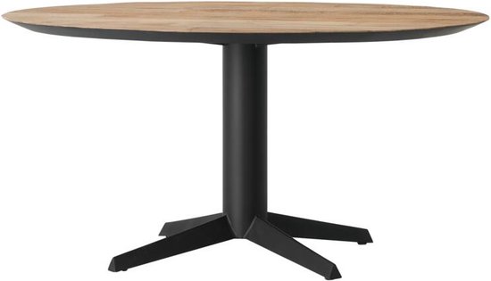 DTP Home Dining table Soho round 150 TEAKWOOD,76xØ150 cm, recycled teakwood top