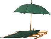 Set van 7 Groene Automatische Opvouwbare Paraplu's | Duurzaam en Stijlvol voor Volwassenen | 102cm Diameter - Inspiratie uit het Schotse Landschap!