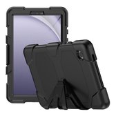 Xccess Survivor Essential - Tablethoes geschikt voor Samsung Galaxy Tab A9 (2023) Hardcase Backcover + Standaard - Zwart