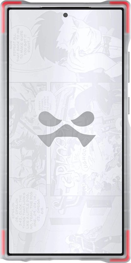 Ghostek Covert 6 Doorzichtig Telefoonhoesje geschikt voor Samsung Galaxy S23 Ultra Hoesje Hardcase Backcover Shockproof - Transparant