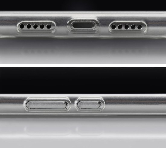Mobilize Gelly Doorzichtig Telefoonhoesje geschikt voor Xiaomi Redmi 9C Hoesje Flexibel TPU Backcover - Transparant