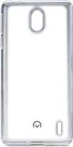 Mobilize Gelly Doorzichtig Telefoonhoesje geschikt voor Nokia 1 Plus Hoesje Flexibel TPU Backcover - Transparant