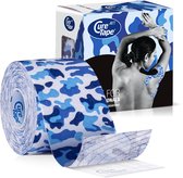 CureTape® Art - Army Blue - Kinesiotape - Unieke drukprocedé - 5cm x 5m