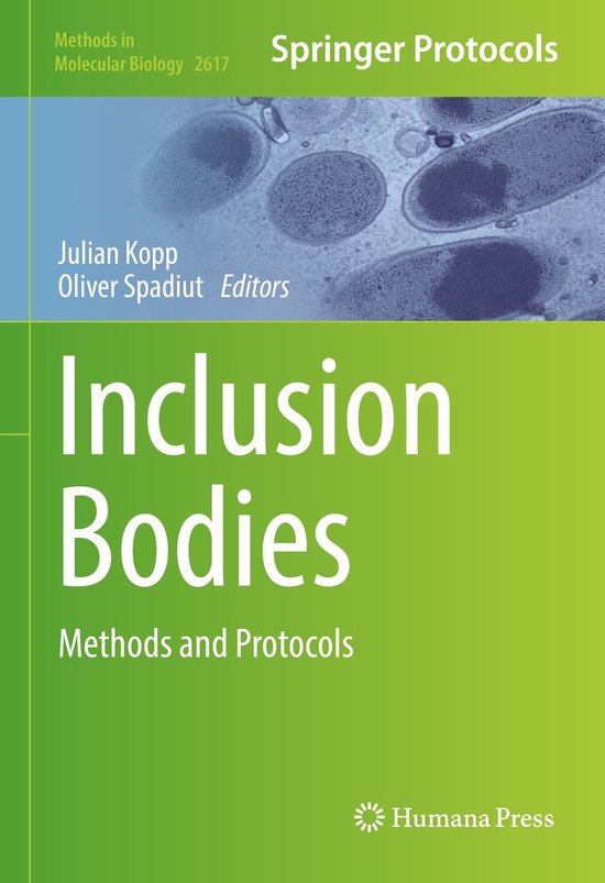 Springer Protocols - Inclusion Bodies - cover