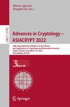 Lecture Notes in Computer Science 13793 - Advances in Cryptology – ASIACRYPT 2022