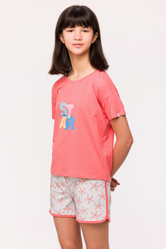 Woody Meisjes Pyjama Rood 6A